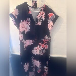 Floral V-Neck Dress